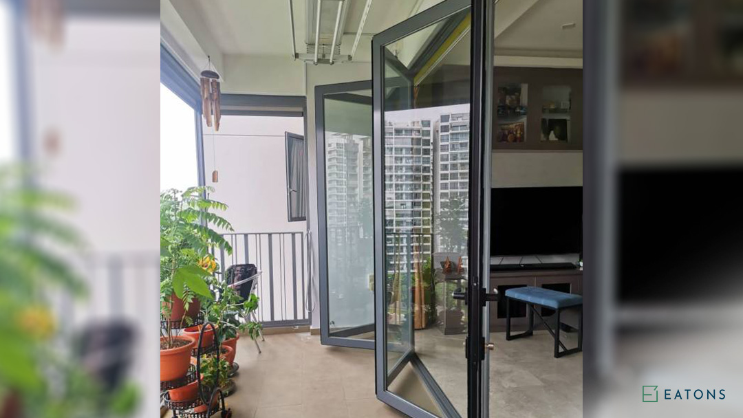 Lightweight aluminium window in Singapore 