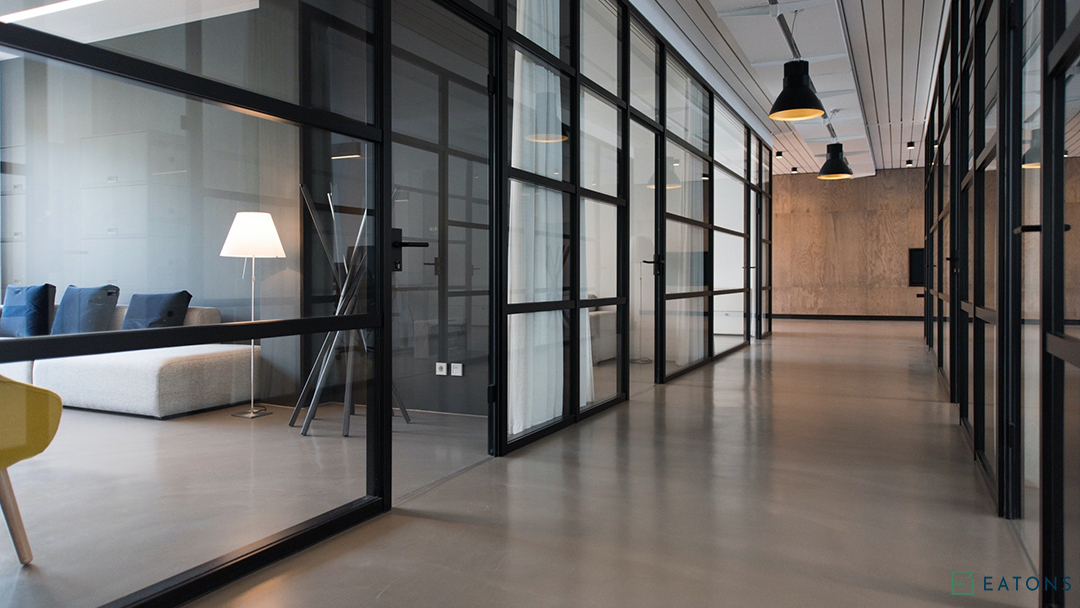 Glass Partition Walls inside a Home
