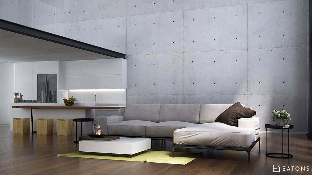 Minimise the use of concrete walls