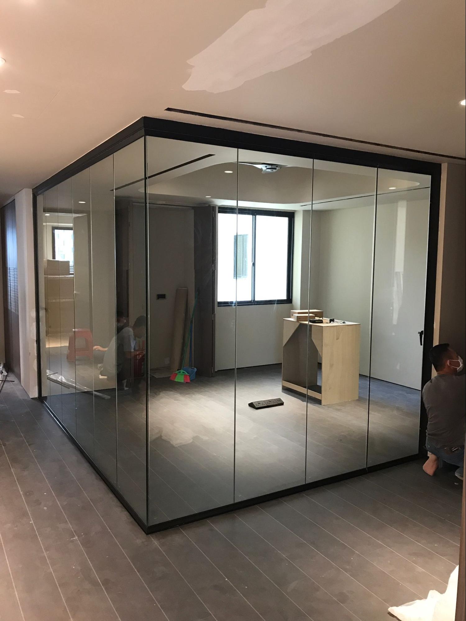 Sliding Glass Partitions